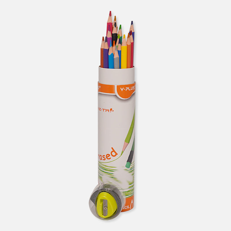 We-Tri 24 pcs erasable color pencil