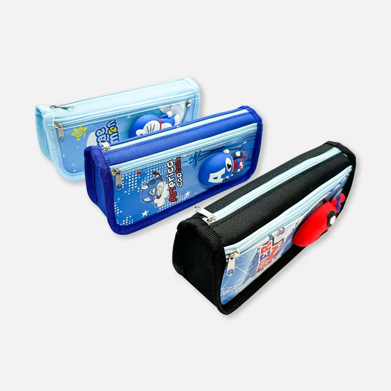 Captain America Spider Man Doraemon Pencil-Bag