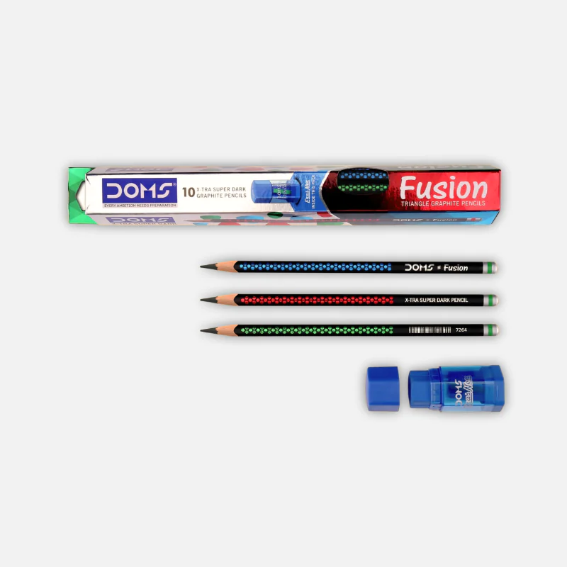 DOMS Fusion Pencil 10 Pcs ++ Set