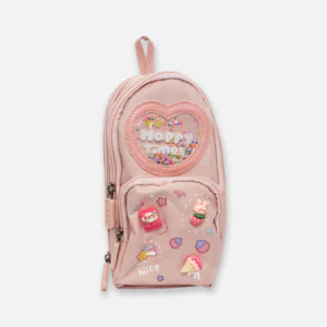 Premium Happy Times Luck Cute Panda Pencil Pouch for Girls with 3 Compartment 163-167