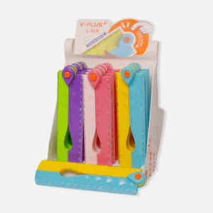 Y-Plus+ Click Ruler 15-30 CM Ruler
