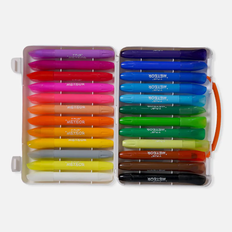 Y-Plus+ Meteor Gel 24 Pcs Crayon