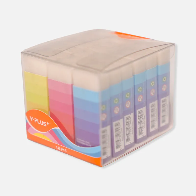 Y-Plus+ Neon Small Pencil Eraser