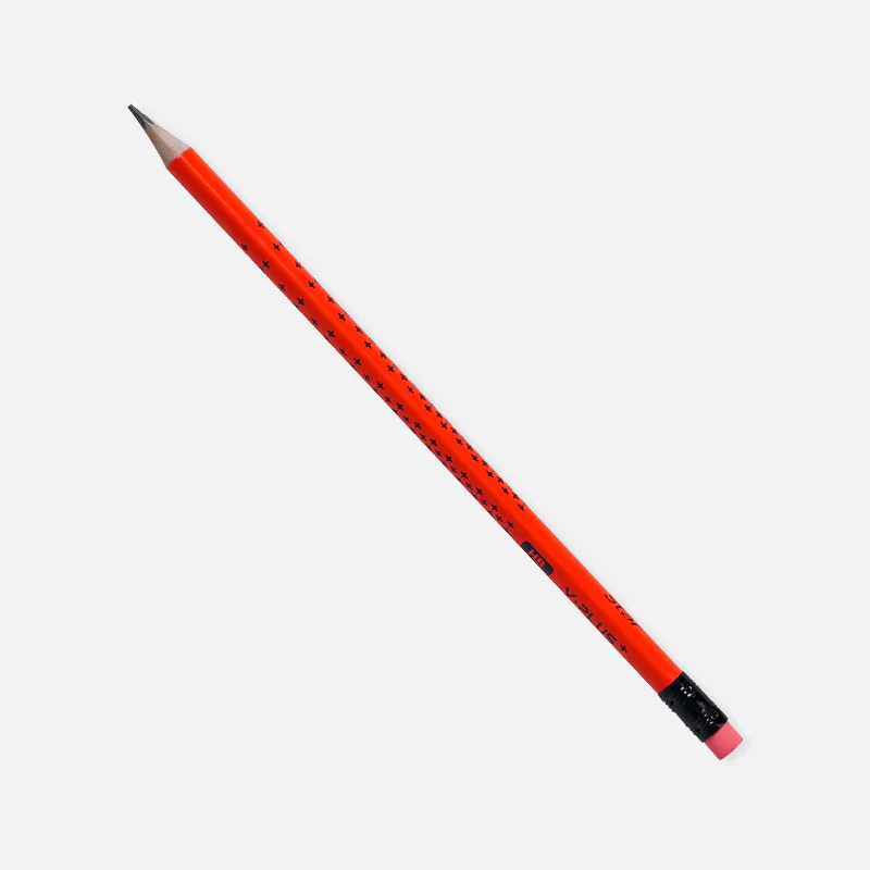 Y-Plus+ Star Neon with eraser 8 mm HB Pencil