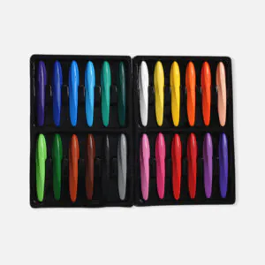 Y-Plus+ Triangular Peanut 24 Pcs Crayon