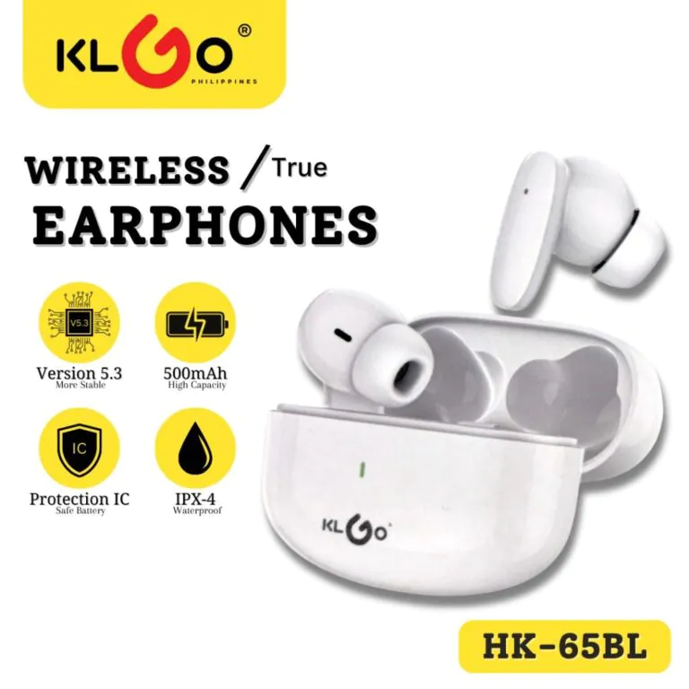 KLGO HK-65BL True Wireless Earbuds IPX-4 Waterproof Earphones