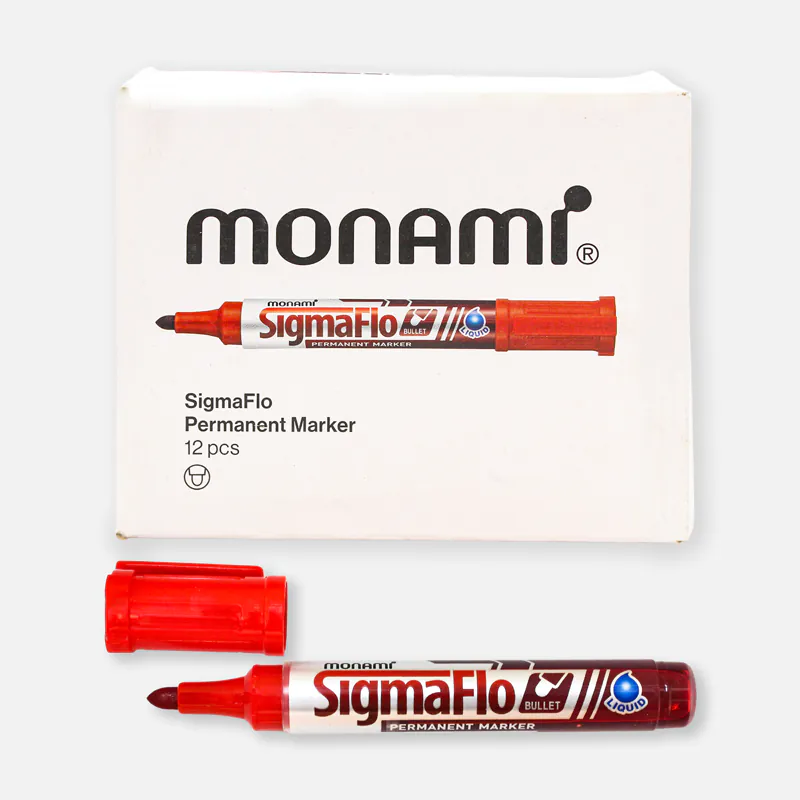 Monami Sigmaflo Permanent Marker Bullet 1 Pc
