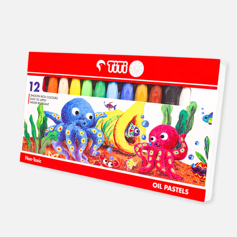 TiTi 12 Oil Pastels TI-P-12