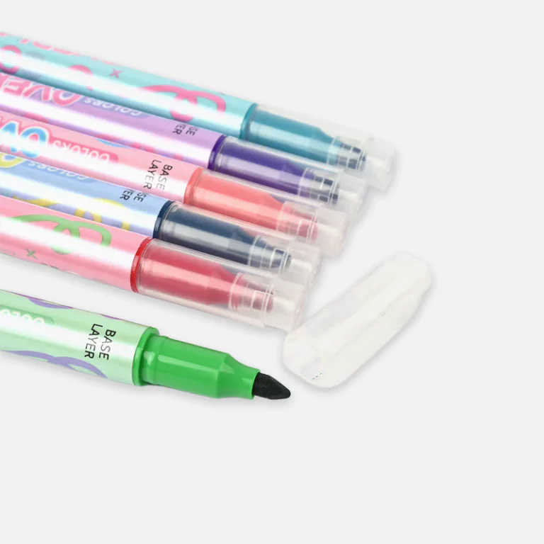 Colors Overlay Color Lying Double Head Highlighter Pen