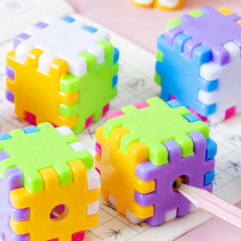 Cube Look Pencil Sharpener for Kids