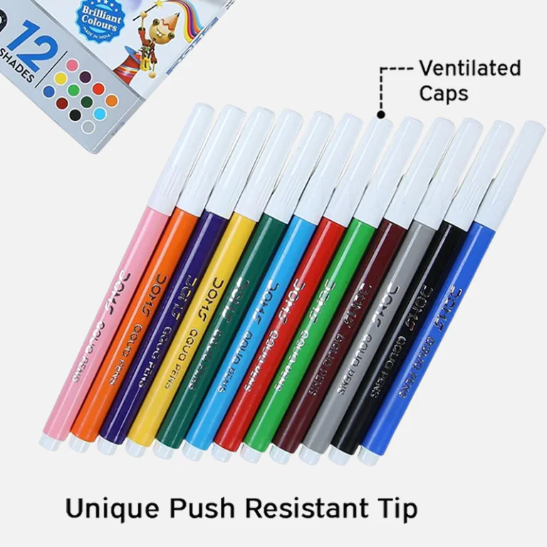 Doms 12 Assorted Shades Aqua Water Color Pen Set