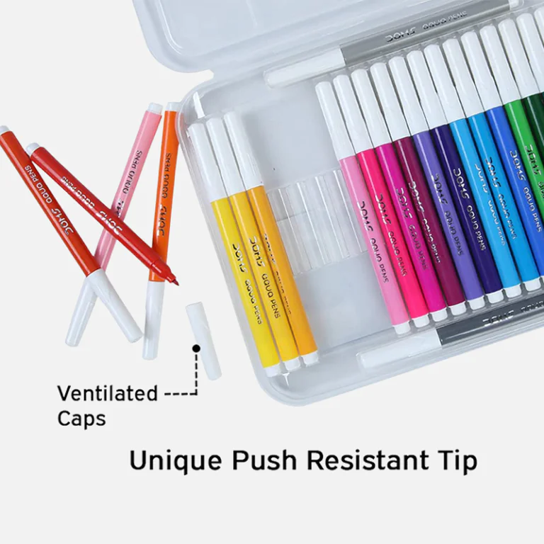 Doms 24 Assorted Shades Aqua Water Color Pen Set