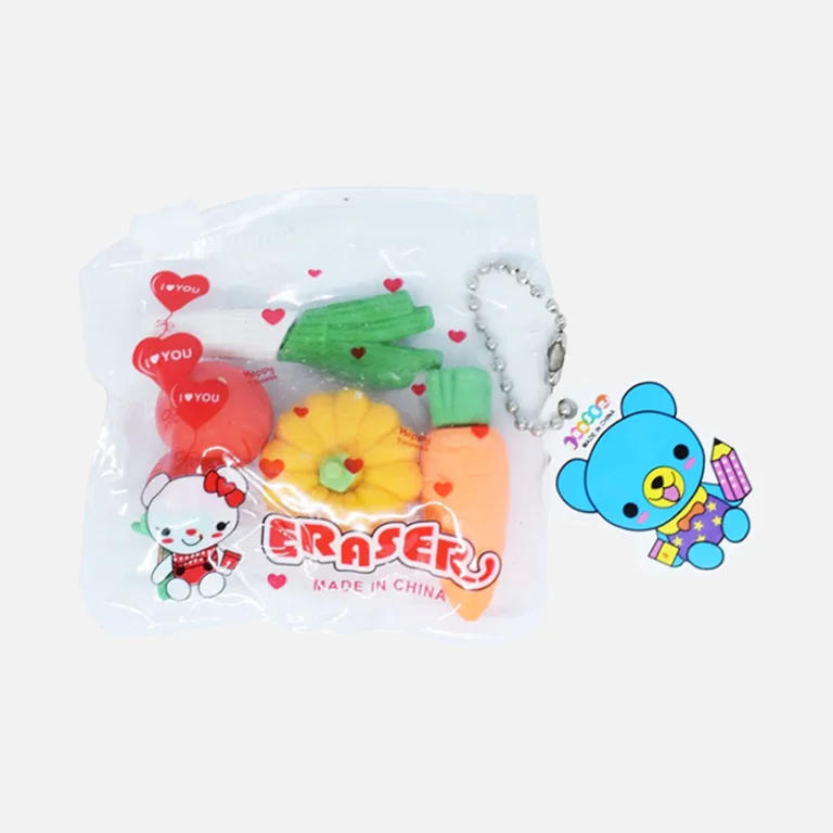 Fruits Vegetables Cuisine Shape Rubber Eraser