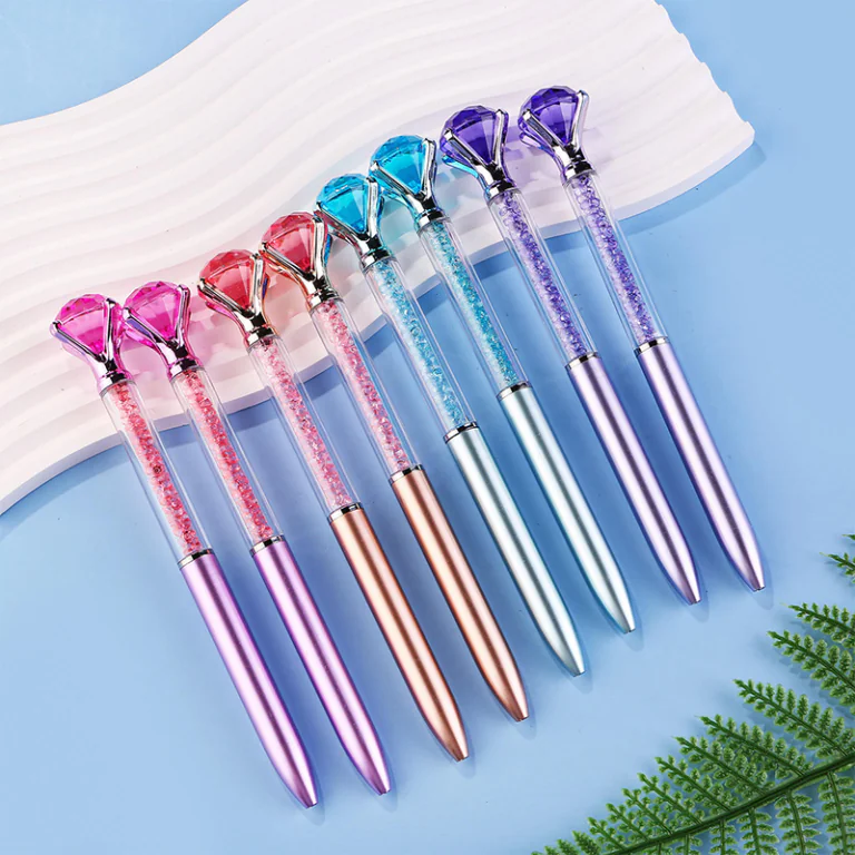 Glitter Body Diamond Topper Ballpoint Pen