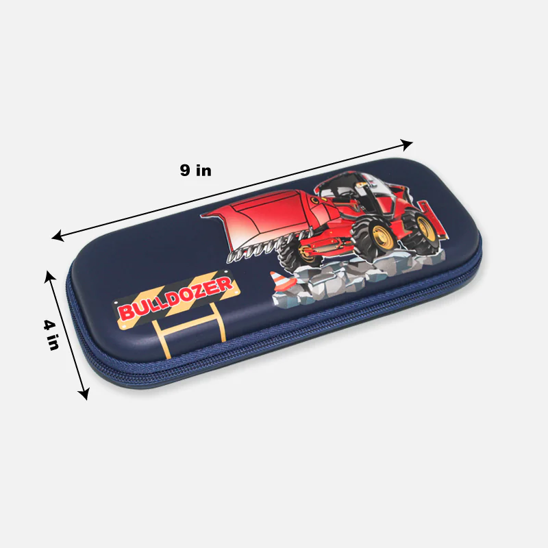 Bulldozer 3D Pencil bag