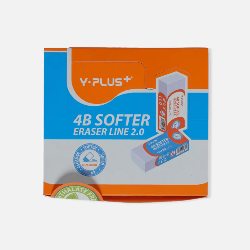 Y-Plus+ 4B Soft Eraser Large Pencil Eraser