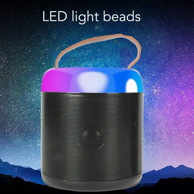 K4 Portable TWS Bluetooth Colorful Speaker with Microphone