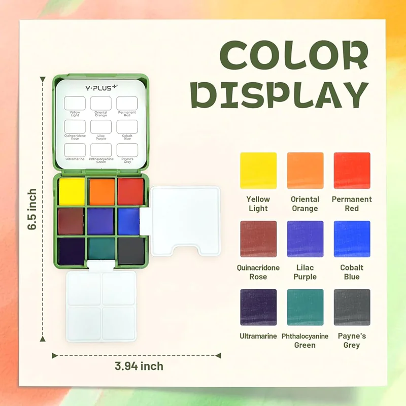 Y-Plus+ Pocket Water Color Set