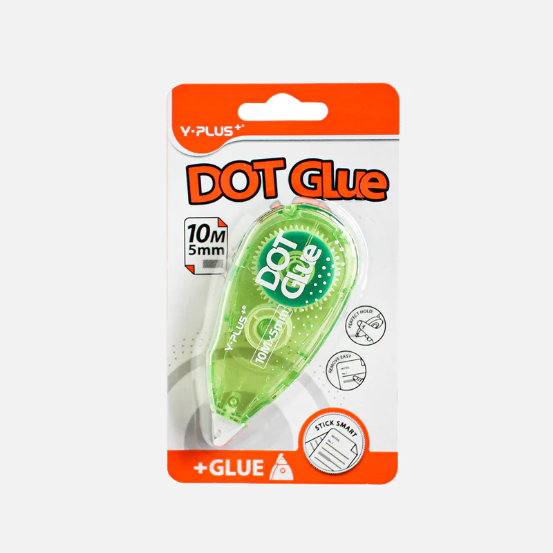 Y-Plus+ Dot Glue Double Sided Adhesive Tape Roller
