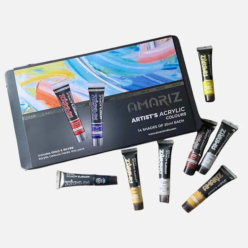Amariz Artist Acrylic Color 14 Shade Set 20 ml