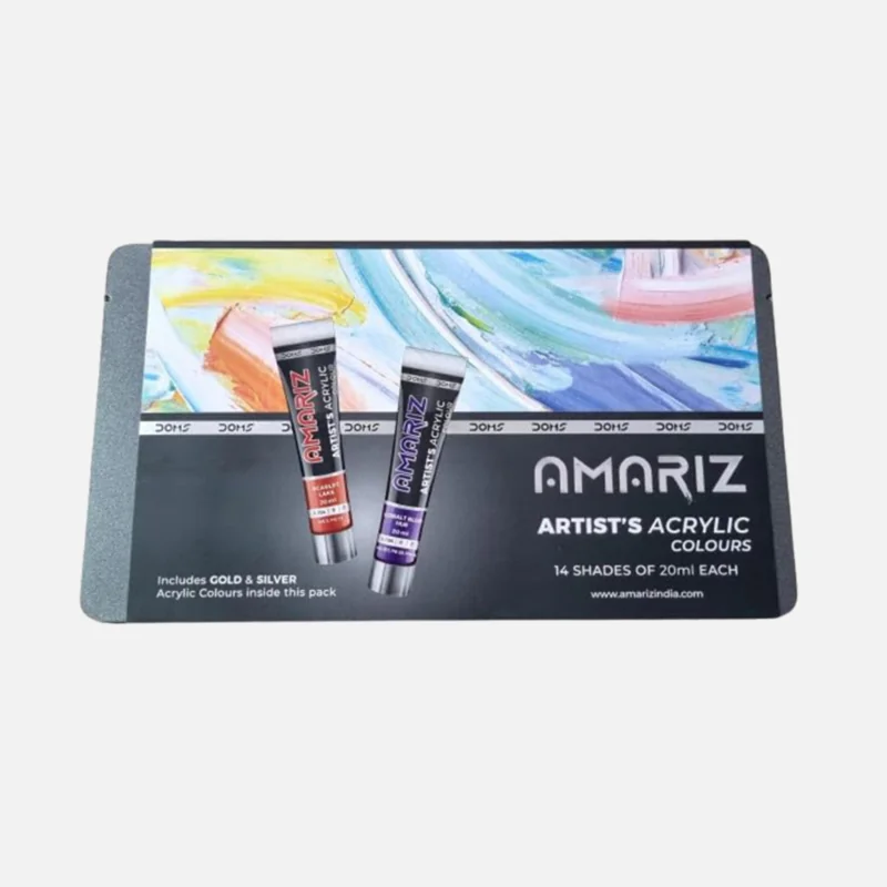 Amariz Artist Acrylic Color 14 Shade Set 20 ml