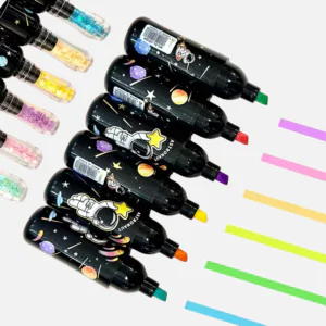 Astronaut Bottle Shape Highlighter Pen