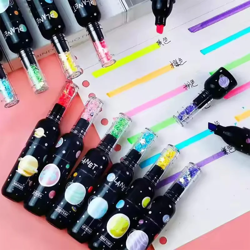 Astronaut Bottle Shape Highlighter Pen