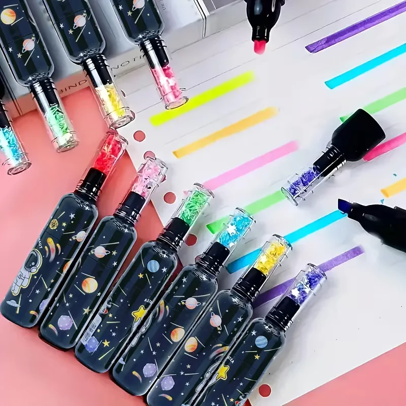 Astronaut Bottle Shape Highlighter Pen
