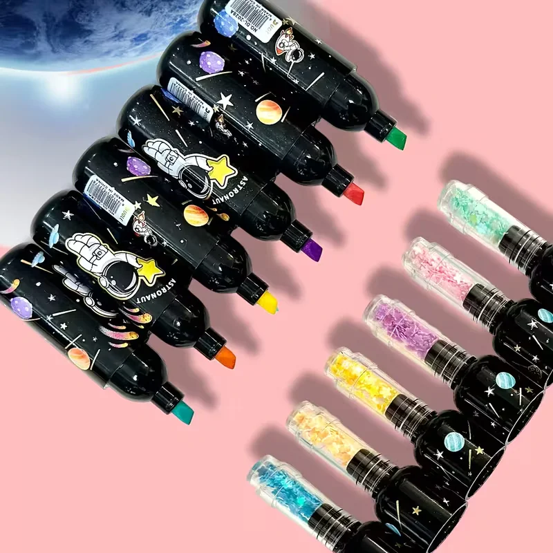 Astronaut Bottle Shape Highlighter Pen