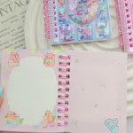 Capybara Liquid 3D Notebook with Stickers and Decorated Sheets