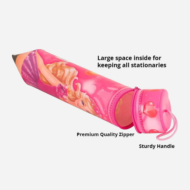 Cartoon Printed Pencil Shaped Pencil Box