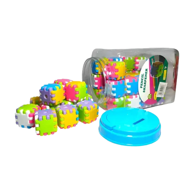 Cube Look Pencil Sharpener for Kids