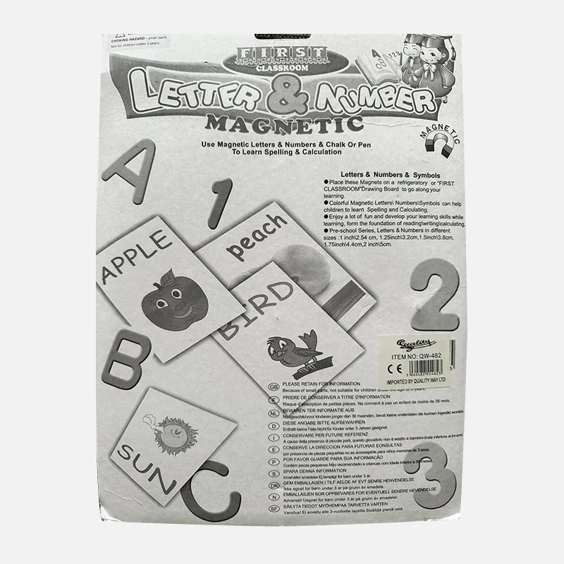 First Classroom Magnetic Letters and Numbers Learning Set for Kids