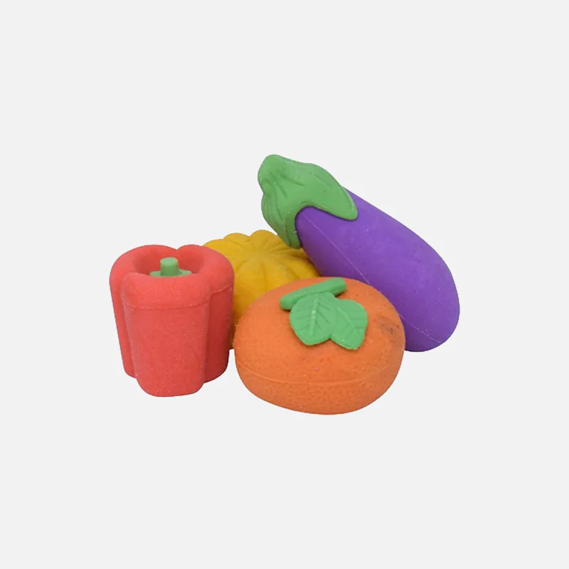 Fruits Vegetables Cuisine Shape Rubber Eraser