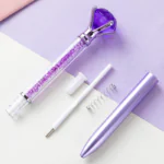 Glitter Body Diamond Topper Ballpoint Pen