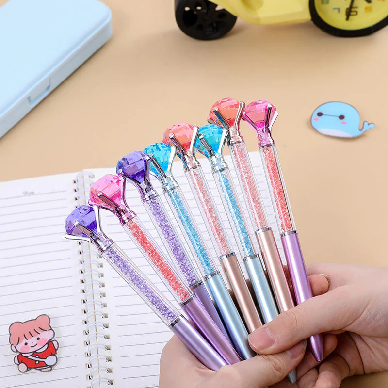 Glitter Body Diamond Topper Ballpoint Pen