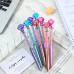 Glitter Body Diamond Topper Ballpoint Pen