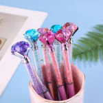 Glitter Body Diamond Topper Ballpoint Pen
