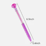Glitter Body Diamond Topper Ballpoint Pen