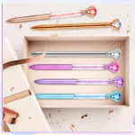 Glitter Body Diamond Topper Ballpoint Pen